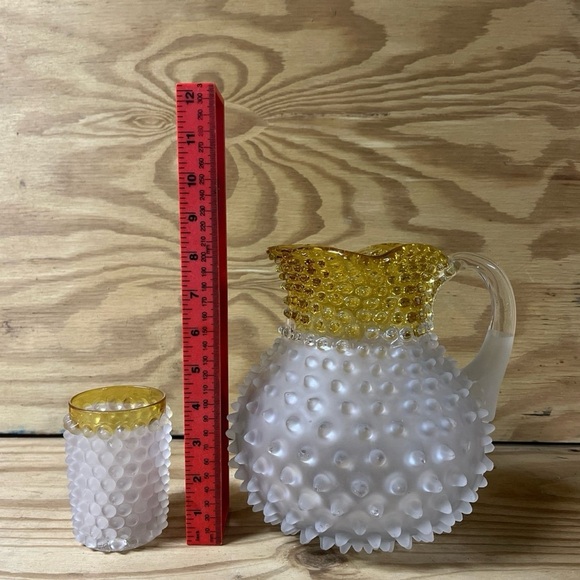 Vintage Water Pitcher and Goblets - Picture 10 of 14